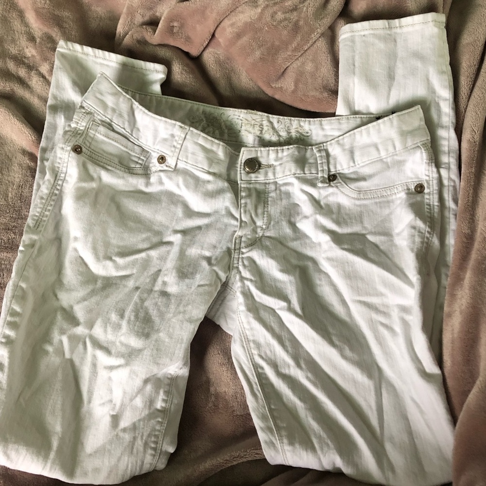Express white jeans